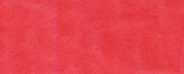 Colored red horizontal banner. Red mesh background, fabric