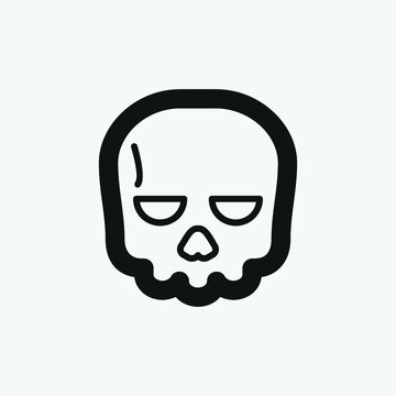 pirate skull vector Halloween icon logo bone ghost skeleton illustration clip art graphic.