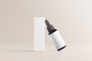 UV Ultra Violet Glass Cosmetic Bottle