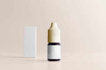 UV Ultra Violet Glass Cosmetic Bottle