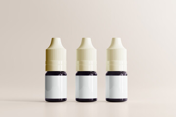 UV Ultra Violet Glass Cosmetic Bottle