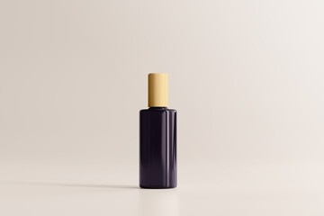 UV Ultra Violet Glass Cosmetic Bottle