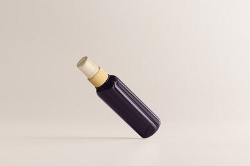 UV Ultra Violet Glass Cosmetic Bottle