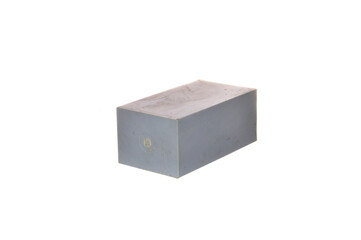 plastic box isolated on white background