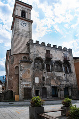 Ancient church of the historical town of Susa in Italy