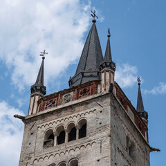 Ancient church of the historical town of Susa in Italy