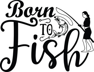 Fishing And Hunting SVG Cut File Design For Fishing, Hunting, Fisherman And Hunter