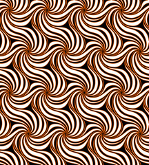 Seamless spiral pattern, geometric print.