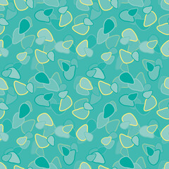 Interesting Abstract baby green vector pattern design 