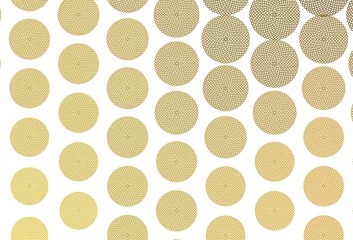 Light Yellow vector layout with circle shapes.