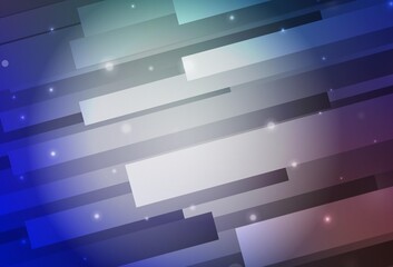 Light Blue, Red vector layout with lines, rectangles.