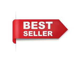 Bestseller labels.Vector illustration isolated on white background.