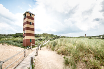 Leuchtturm in Dishoek, Zeeland, Niederlande