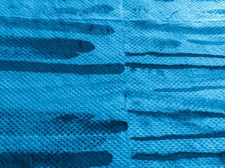 Stripes Wallpaper. Blue Smear Stroke. Turquoise