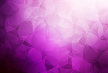 Obraz premium Light Pink vector low poly texture.