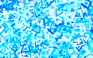 Light BLUE vector texture with abstract forms.