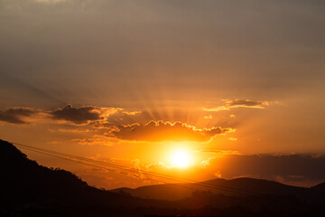 An incredible sunset