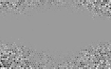 Light Gray vector Modern abstract illustration with colorful water drops.