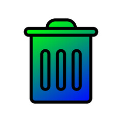 Trash bin icon