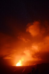 Hawaii volcano crater