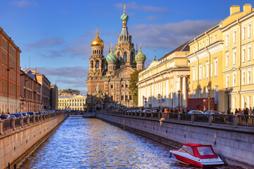Obraz premium Saint Petersburg. Russia1: Church of the Savior on Blood