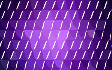 Dark Purple vector polygonal illustration, which consist of triangles. Triangular design for your business. Creative geometric background in Origami style with gradient
