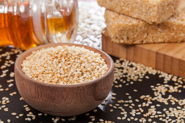 Edible Seeds Of Organic Sesame - Sesamum Indicum