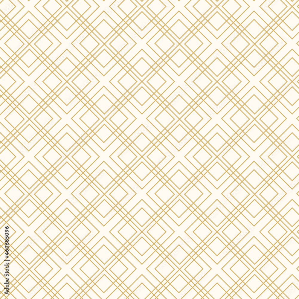 Aufkleber аbstract seamless pattern with geometric line rectangle gold luxury color vector. christmas backgrou