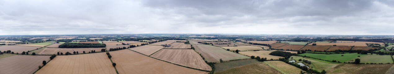 Panoramic image of Buckinghamshire countryside