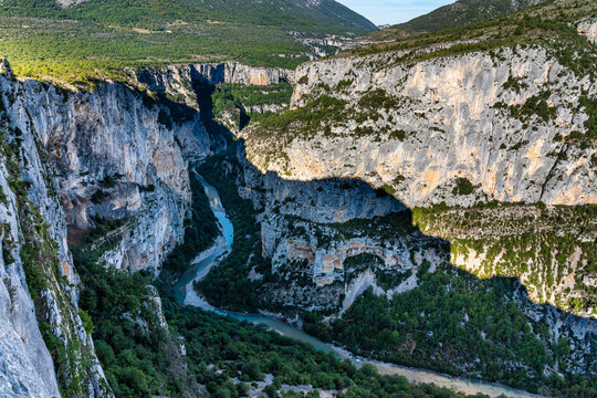 Verdon Gorge, Gorges du Verdon in French Alps, Provence, France
