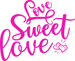 Fototapeta na wymiar Love SVG Cut File Design For Valentine's Day Boyfriend And Girlfriend