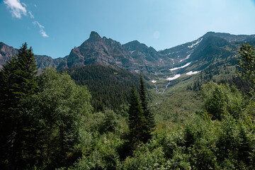Glacier National Park Mountains 