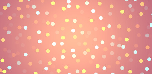 festive bright pinkish with blush background, with place for text. Background for cards and banners in childish naive cute style