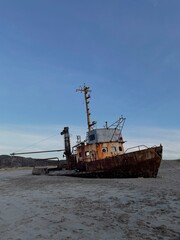 Liinahamari in Russia, dead ship graveyard
