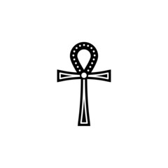 Egypt egyptian cross icon in egypt set