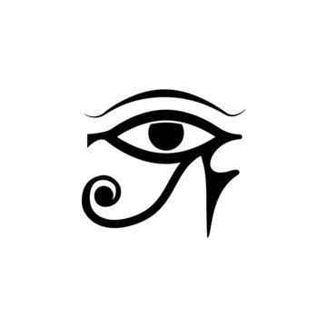 Egypt egyptian eye icon egypt set