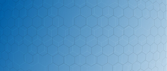 Abstract hexagon background. Technology poligonal design. Digital futuristic minimalism