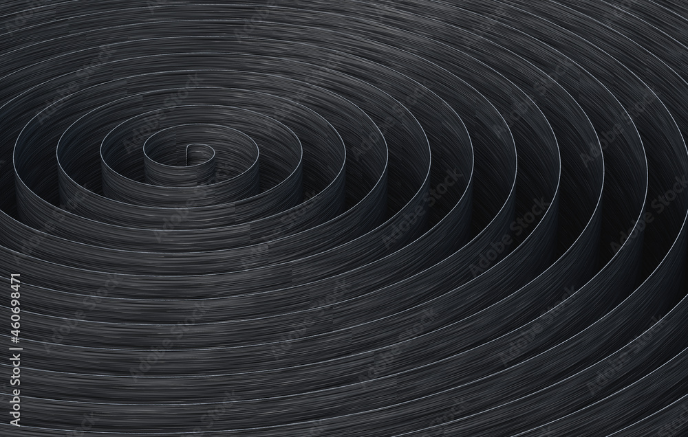 Poster 3d render. abstract background pattern of a spiral. design for presentations, web pages, posters