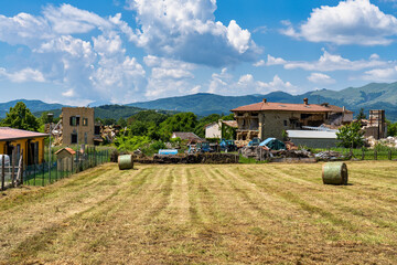 The center of San Lorenzo a Flaviano after the earthquake of central Italy 2016