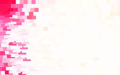 Light Red vector pattern in square style.