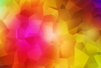 Obraz premium Dark Multicolor vector background with abstract shapes.