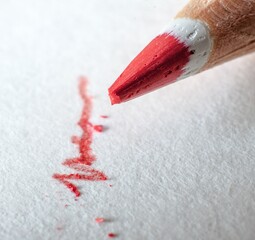 a line with my red pencil