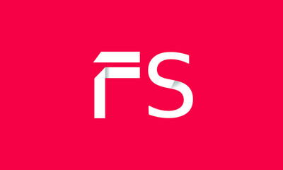 FS is a very attractive vector with a beautiful 3D design and pink background.
