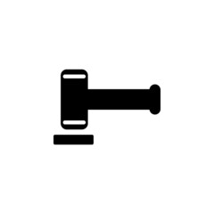 A hammer icon in gambling set