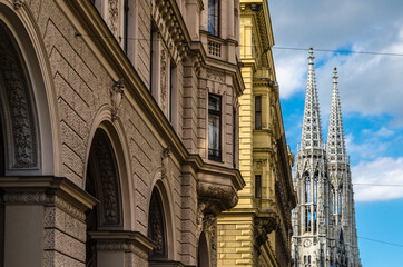 Classical architecture in Vienna, Austria