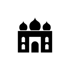 mosque icon in India set