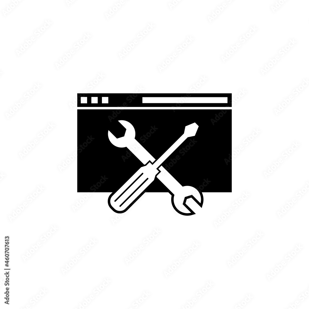 Poster browser, tools icon in it set