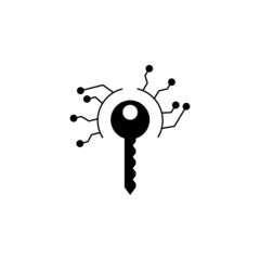 key icon in IT set