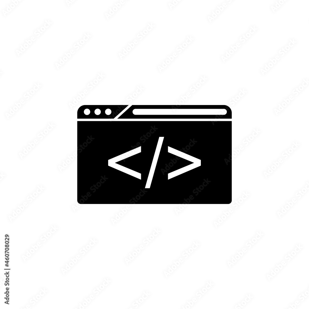 Poster browser, code icon in it set