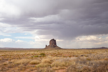 Chaistla Butte. Located south of Monument Valley in Navajo County of northeast Arizona, USA